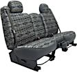 K212-25-2SGY Front Row Seat Cover, Gray, Made of Tweed, Southwest Design, 40/20/40 Split Backrest And Cushion Southwest Sierra Series