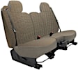 K212-25-6LSN Front Row Seat Cover, Sandstone, Made of Velour, Solid Design, 40/20/40 Split Backrest And Cushion Scottsdale Series
