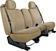 K212-26-12MSN Front Row Seat Cover, Sandstone, Made of Velour, Solid Design, 40/20/40 Split Backrest And Cushion Madera Series