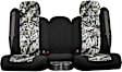 K212-26-14KSW Front Row Seat Cover, Snow Insert With Black Sides, Made of Neoprene, Superflauge/Solid Design, 40/20/40 Split Backrest And Cushion Camo Series