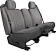 K212-26-14RSV Front Row Seat Cover, Silver, Made of Velour, Solid Design, 40/20/40 Split Backrest And Cushion Plush Regal Series