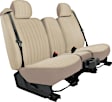 K212-26-1TTS Front Row Seat Cover, Toast, Made of Tweed, Solid Design, 40/20/40 Split Backrest And Cushion Duramax Tweed Series