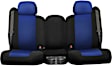 K212-26-7ZBB Front Row Seat Cover, Blue Insert With Black Sides, Made of Neosupreme, Solid Design, 40/20/40 Split Backrest And Cushion Neosupreme Series
