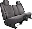 K212-26-8MCH Front Row Seat Cover, Charcoal, Made of Velour, Solid Design, 40/20/40 Split Backrest And Cushion Madera Series