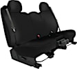 2014 Chevrolet Tahoe - Front Row Seat Cover, Airbag And Pocket Opening Standard; With Center Cushion Storage; With Console, Black, Made of Neosupreme, Solid Design, 40/20/40 Split Backrest And Cushion