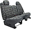 K212-26-9SGY Front Row Seat Cover, Gray, Made of Tweed, Southwest Design, 40/20/40 Split Backrest And Cushion Southwest Sierra Series