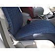 K212-28-0TDB Front Row Seat Cover, Dark Blue, Made of Tweed, Solid Design, 40/20/40 Split Backrest And Cushion Duramax Tweed Series