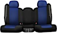 K212-37-1UBB Front Row Seat Cover, Black Insert With Black Sides, Made of Neoprene, Solid Design, 40/20/40 Split Backrest And Cushion Genuine Neoprene Series