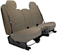 K212-38-1LSN Front Row Seat Cover, Sandstone, Made of Velour, Solid Design, 40/20/40 Split Backrest And Cushion Scottsdale Series