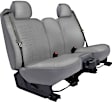 K212-38-1OSV Front Row Seat Cover, Silver, Made of Spacer Mesh, Solid Design, 40/20/40 Split Backrest And Cushion Cool Mesh Series