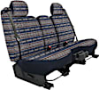 K212-40-2SDB Front Row Seat Cover, Dark Blue, Made of Tweed, Southwest Design, 40/20/40 Split Backrest And Cushion Southwest Sierra Series