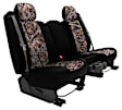 2015 Ford F-150 - Front Row Seat Cover, Airbag And Headrest And Pocket Opening; Has Center Cushion Storage; With Center Console, Camouflage, Made of Neoprene, Superflauge/Solid Design, 40/20/40 Split Backrest And Cushion