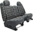K214-03-0SGY Front Row Seat Cover, Gray, Made of Tweed, Southwest Design, 40/20/40 Split Backrest And Cushion Southwest Sierra Series