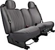 K214-03-2MCH Front Row Seat Cover, Charcoal, Made of Velour, Solid Design, 40/20/40 Split Backrest And Cushion Madera Series