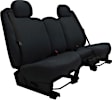K220-12-0OBK Front Row Seat Cover, Black, Made of Spacer Mesh, Solid Design, 45/45 Split Backrest, 60/40 Split Cushion Cool Mesh Series