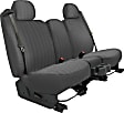 K220-12-0TCH Front Row Seat Cover, Charcoal, Made of Tweed, Solid Design, 45/45 Split Backrest, 60/40 Split Cushion Duramax Tweed Series