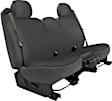 K245-01-6GCH Front Row Seat Cover, Charcoal, Made of Neoprene, Solid Design, 40/20/40 Split Backrest And Cushion Genuine Neoprene Series
