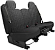 K301-A1-3LCH Second Row Seat Cover, Charcoal, Made of Velour, Solid Design, Solid Backrest And Cushion Bench Scottsdale Series