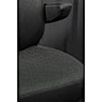 K301-A2-1OBK Second Row Seat Cover, Black, Made of Spacer Mesh, Solid Design, Solid Backrest And Cushion Bench Cool Mesh Series