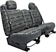 K301-A6-0SGY Second Row Seat Cover, Gray, Made of Tweed, Southwest Design, Solid Backrest And Cushion Bench Southwest Sierra Series