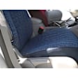 K301-A8-0TDB Second Row Seat Cover, Dark Blue, Made of Tweed, Solid Design, Solid Backrest And Cushion Bench Duramax Tweed Series