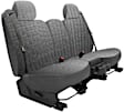 2012 Jeep Wrangler - Second Row Seat Cover, 2-Door, Headrest Openings Standard, Silver, Made of Velour, Solid Design, Solid Backrest And Cushion Bench