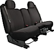 K301-B3-0RBK Third Row Seat Cover, Black, Made of Velour, Solid Design, Solid Backrest And Cushion Bench Plush Regal Series