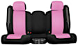 K301-B6-2ZPB Second Row Seat Cover, Pink Insert With Black Sides, Made of Neosupreme, Solid Design, Solid Backrest And Cushion Bench Neosupreme Series