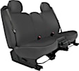 K304-04-0GCH Second Row Seat Cover, Charcoal, Made of Neoprene, Solid Design, Solid Backrest, 40/60 Split Cushion Genuine Neoprene Series