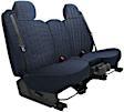 K321-22-3LOB Third Row Seat Cover, Ocean Blue, Made of Velour, Solid Design, 60/40 Split Backrest And Cushion Scottsdale Series