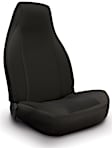 2014 GMC Sierra 1500 - Second Row Seat Cover, Extended Cab Pickup, Headrest Openings Standard, Has Cushion Indent, Charcoal, Polyester, Solid Design, 60/40 Split Backrest And Cushion