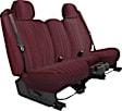 K335-05-0TMN Second Row Seat Cover, Maroon, Made of Tweed, Solid Design, 60/40 Split Backrest And Cushion Duramax Tweed Series