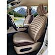 K335-06-0TBN Second Row Seat Cover, Brown, Made of Tweed, Solid Design, 60/40 Split Backrest And Cushion Duramax Tweed Series