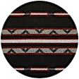 K335-06-2SBK Second Row Seat Cover, Black, Made of Tweed, Southwest Design, 60/40 Split Backrest And Cushion Southwest Sierra Series