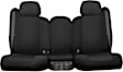 K335-06-2ZBC Second Row Seat Cover, Black Insert With Black Sides, Made of Neosupreme, Solid Design, 60/40 Split Backrest And Cushion Neosupreme Series