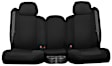 2008 Ford Expedition - Third Row, Black Insert With Black Sides, Seat Cover, Made of Neosupreme, Solid Design, 60/40 Split Backrest And Cushion