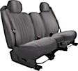 K342-09-2MCH Second Row Seat Cover, Charcoal, Made of Velour, Solid Design, 60/40 Split Backrest And Cushion Madera Series