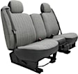 K342-09-4TGY Second Row Seat Cover, Gray, Made of Tweed, Solid Design, 60/40 Split Backrest And Cushion Duramax Tweed Series