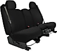 K342-13-0TBK Second Row Seat Cover, Black, Made of Tweed, Solid Design, 60/40 Split Backrest And Cushion Duramax Tweed Series