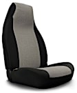 K343-12-26GB Second Row Seat Cover, Gray Insert With Black Sides, Polyester, Solid Design, 60/40 Split Backrest And Cushion GrandTex Series