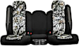 2007 Chevrolet Tahoe - Third Row Seat Cover, 3 Passenger Seat, Headrest Openings Std., Snow Insert With Black Sides, Made of Neoprene, Superflauge/Solid Design, 50/50 Split Backrest And Cushion