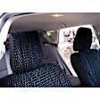 K369-03-0LBK Second Row Seat Cover, Black, Made of Velour, Solid Design, 40/60 Split Backrest And Cushion Scottsdale Series