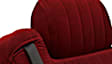K369-03-0RBY Second Row Seat Cover, Burgundy, Made of Velour, Solid Design, 40/60 Split Backrest And Cushion Plush Regal Series
