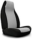 K369-03-26WB Second Row Seat Cover, Pewter Insert With Black Sides, Polyester, Solid Design, 40/60 Split Backrest And Cushion GrandTex Series