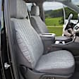 K371-04-1TGY Second Row Seat Cover, Gray, Made of Tweed, Solid Design, Solid Backrest, 60/40 Split Cushion Duramax Tweed Series
