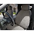 K371-04-1TGY Second Row Seat Cover, Gray, Made of Tweed, Solid Design, Solid Backrest, 60/40 Split Cushion Duramax Tweed Series