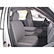 K371-04-1TGY Second Row Seat Cover, Gray, Made of Tweed, Solid Design, Solid Backrest, 60/40 Split Cushion Duramax Tweed Series