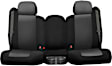 K371-04-1UCB Second Row Seat Cover, Charcoal Insert With Black Sides, Made of Neoprene, Solid Design, Solid Backrest, 60/40 Split Cushion Genuine Neoprene Series