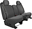 K372-04-0TCH Second Row Seat Cover, Charcoal, Made of Tweed, Solid Design, 30/30/30 Split Backrest And Cushion Duramax Tweed Series