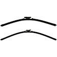 2005 Volvo S40 - Front, Driver and Passenger Side Wiper Blade, Frameless